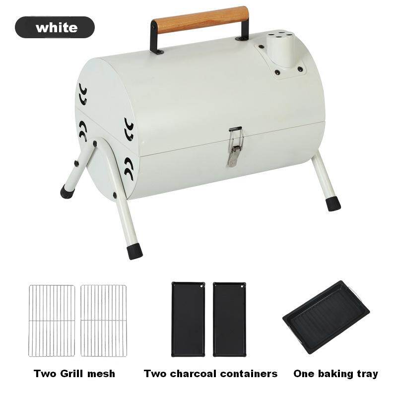 Μικρή ψησταριά με κάρβουνα για κάμπινγκ