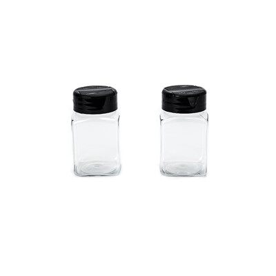 3.5 Oz Plastic Spice Jars