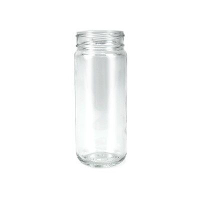 Clear Glass Spice Jars