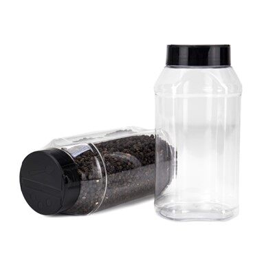 Clear Plastic Salt And Pepper Shakers