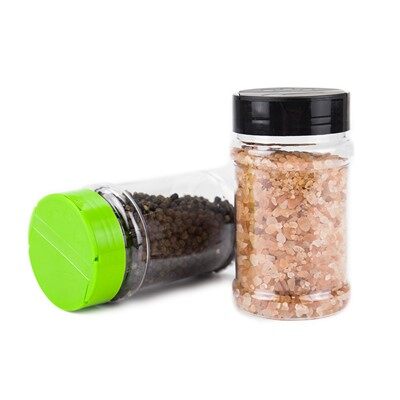 Empty Plastic Spice Bottles