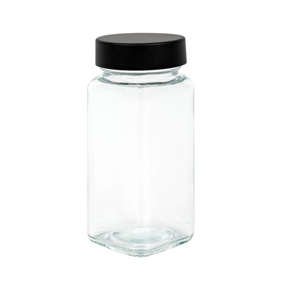 Glass Jars With Plastic Spice Cap