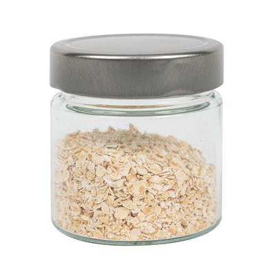 Round Glass Jar With Tinplate Lid