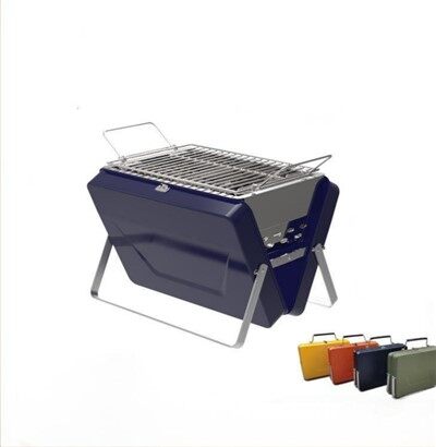 Grătar portabil mic cu cărbune