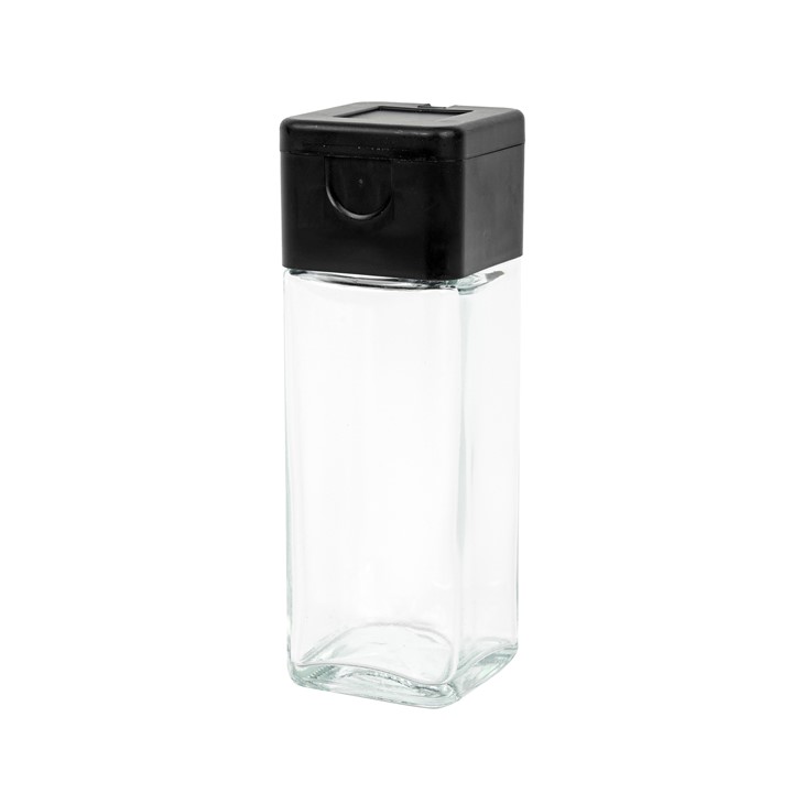 Square Glass Jars With 5 Holes Lid