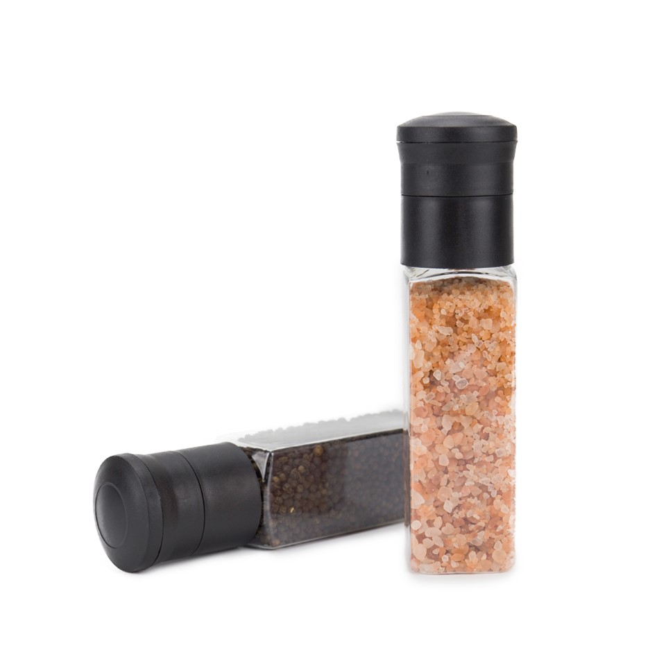 Square Plastic Pepper Grinder