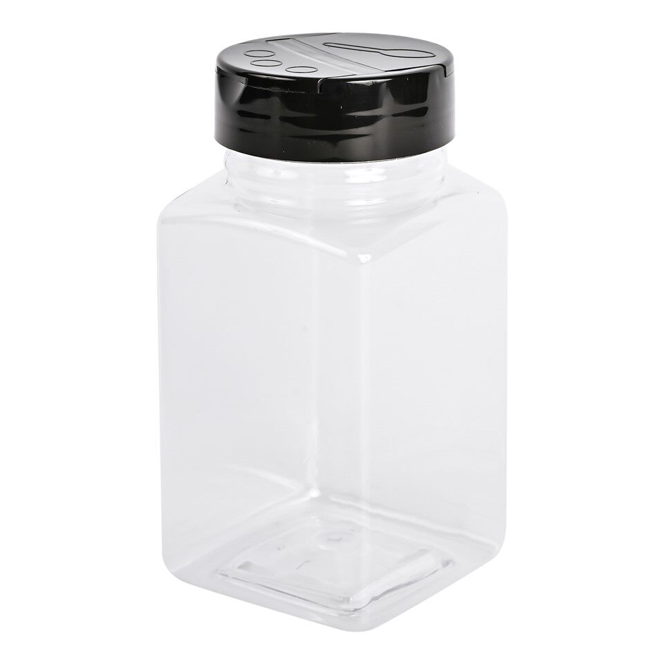 Square Plastic Spice Jars