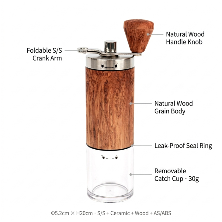 Wooden Hand Crank Coffee Grinder best