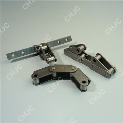 상단 롤러가있는 컨베이어 체인