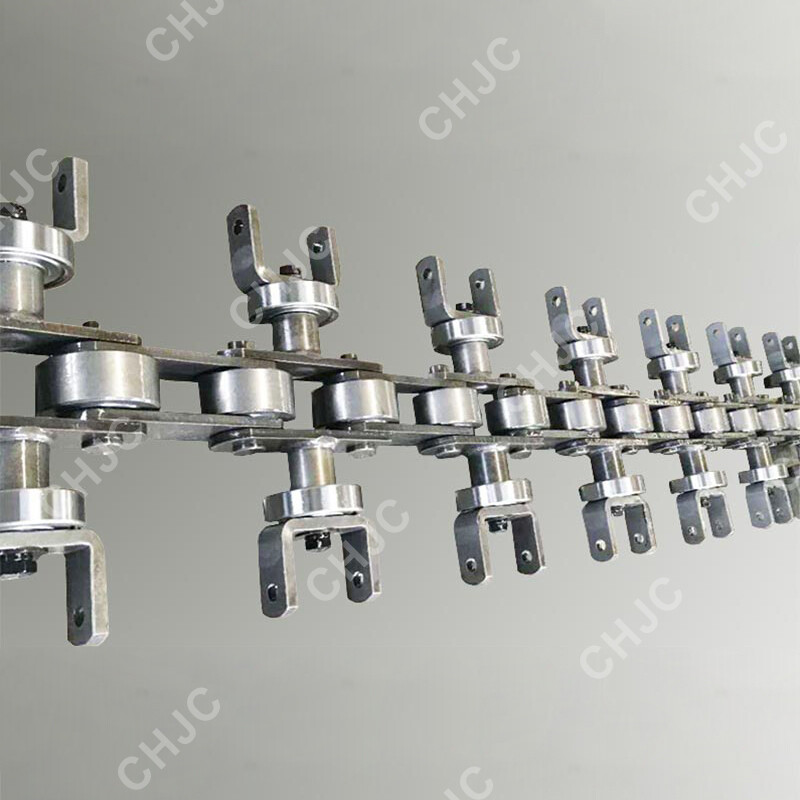 Guminių pirštinių konvejerio grandinė