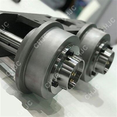 Transportketens met zijrollers