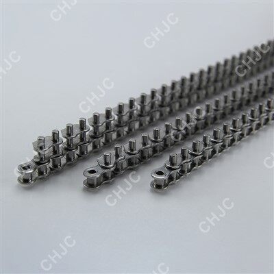 Cadwyni cludo traw byr gyda phin estynedig