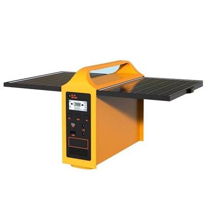 Générateur d'énergie portable avec panneau solaire