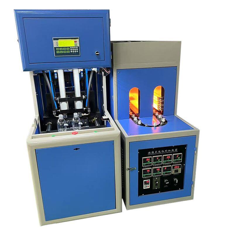 Halbautomatische Haustierflaschenherstellung Maschine