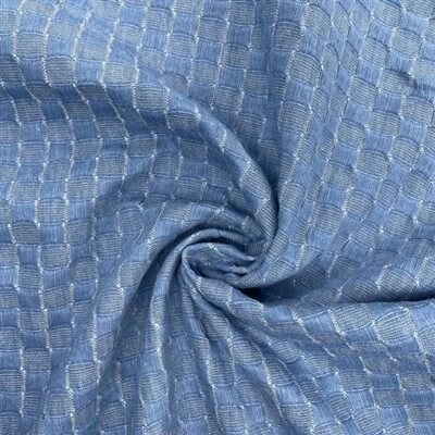 Denimowa tkanina żakardowa