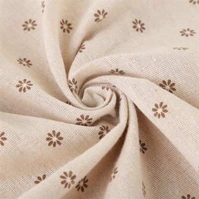 Linen-Kain Tenun Bermotif Katun