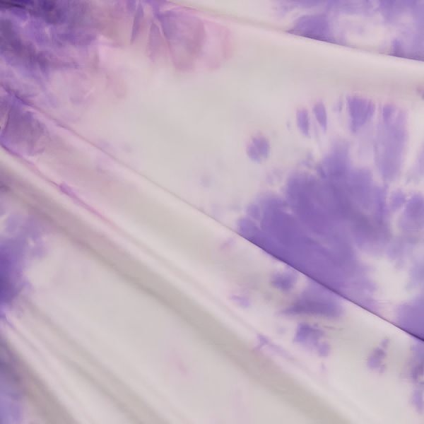 border print knit fabric