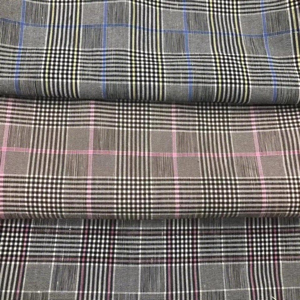 Окрашенная в пряже ткань на зиму