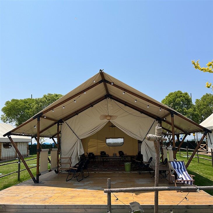 Deluxe Family Glamping Safari Stan