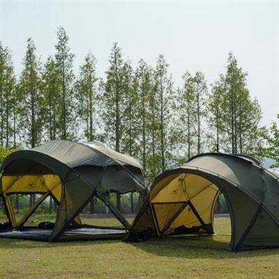 Haltbares Leinwandzelt