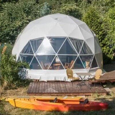 Glamping Geodesic Dome Tent till salu