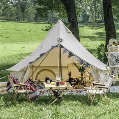 Glamping de tente de yourte