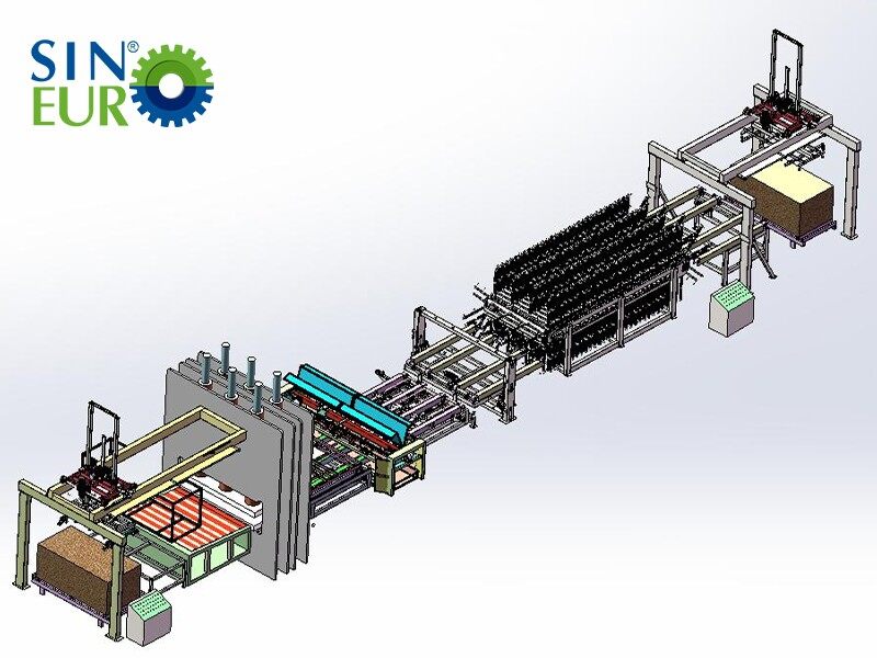 Melamine-laminated-hot-press-machine