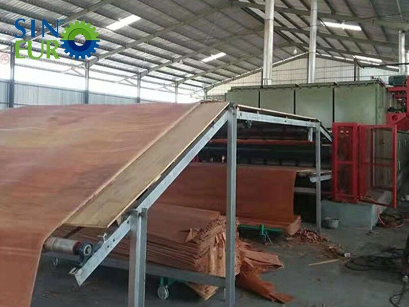 Automatic mesh-belt plywood veneer dryer machine