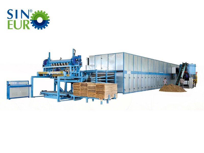 Krossviður spónn þurrkari