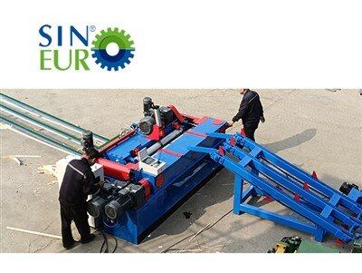 8フィートの紡錘なしベニヤ皮むき旋盤