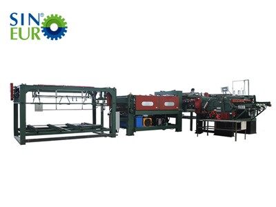 L Digite a máquina de junta de dedo do núcleo de madeira compensada contínua