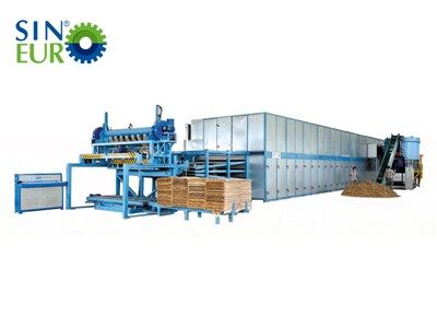 Máquina de madeira compensada Secador de folheado