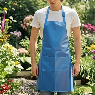 Mėlynos vienkartinės prijuostės