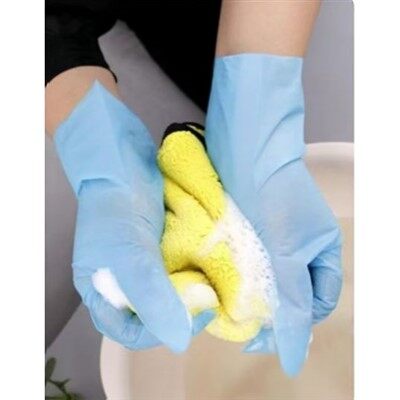 Sarung tangan sekali pakai biru