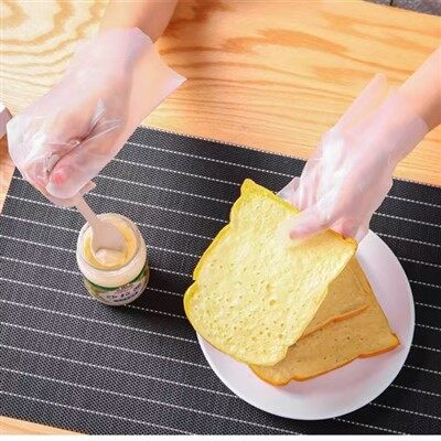 Clear Disposable Food Gloves