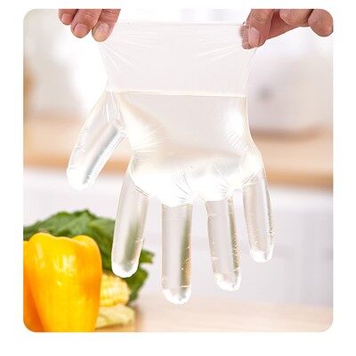 Clear Plastic CPE Gloves