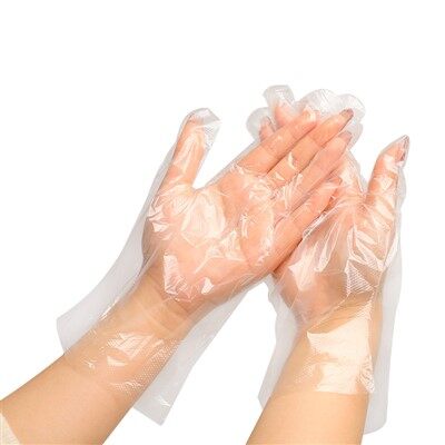 Disposable Transparent Clear Plastic Gloves