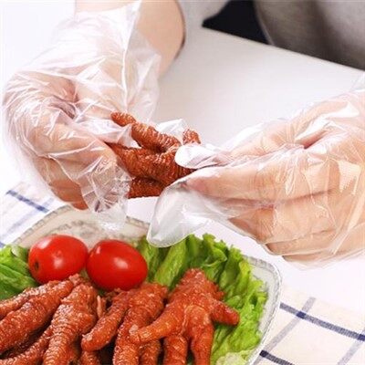 Plastic Disposable Food Gloves