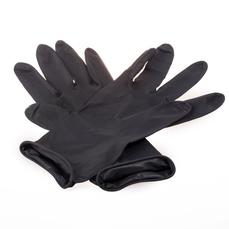 Black Latex Gloves