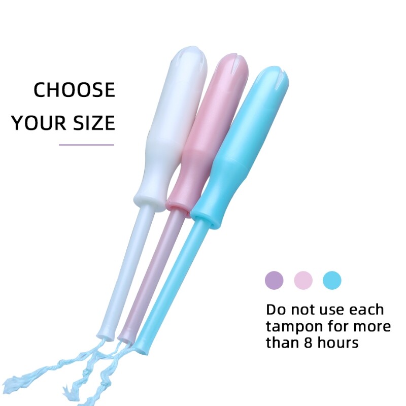 Machine made cotton tampons