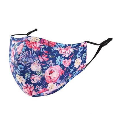 Masc aghaidh bláth 3D