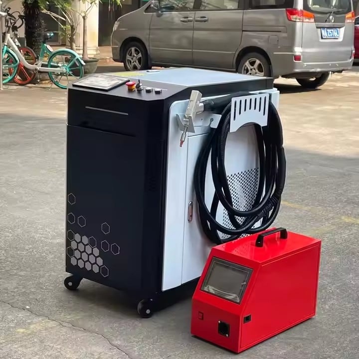 Portable Handheld Fiber Laser Welding Cutting Cleaning Machine