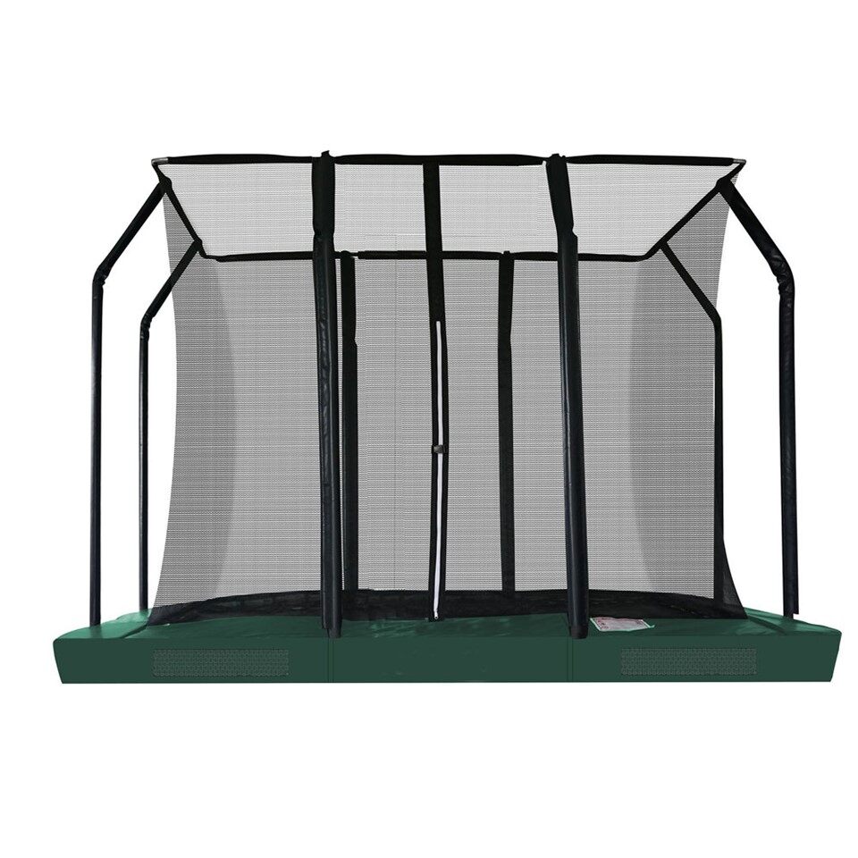 Í jarðhyrndum rétthyrningi trampólíni