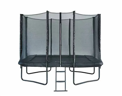 Rectangular Trampoline With Enclosure