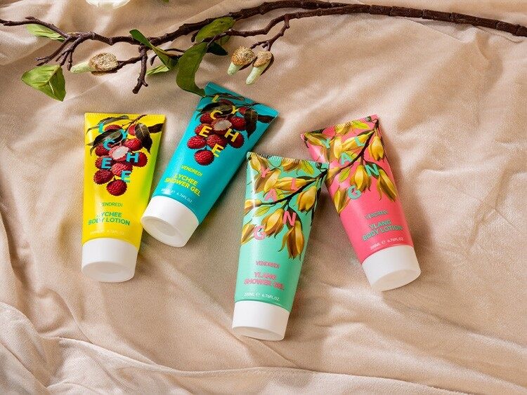 LYCHEE BODY LOTION AND SHOWER GEL 200ml factory