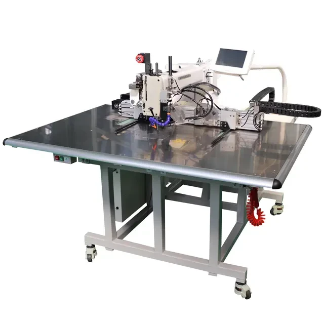 600x400 mm storio sriegio apmušalų raštų siuvimo mašina su didele statine kabliu