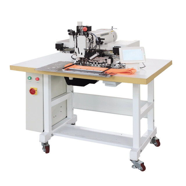 Computerized Large Barrel Shuttle Hook Pattern Sewing Machine with Thick Thread
