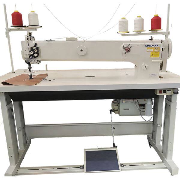 30 inch long arm compound feed with walking foot flatbed sewing machines