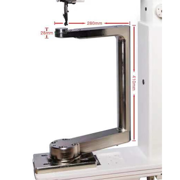 Direct-Driven 360 Degree Rotation Post Bed Sewing Machines for Suitcases suppliers