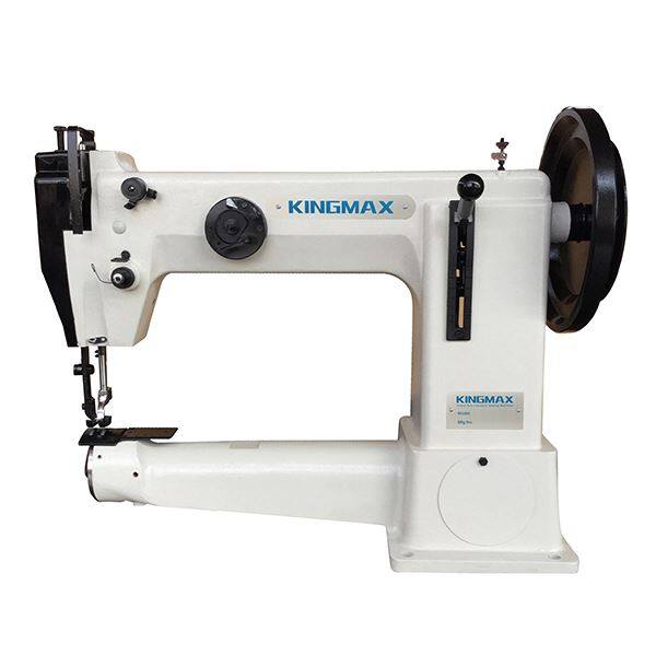 Wirtschaftliche Zylindernähmaschine mit Ober- und Untertransport und dickem Faden